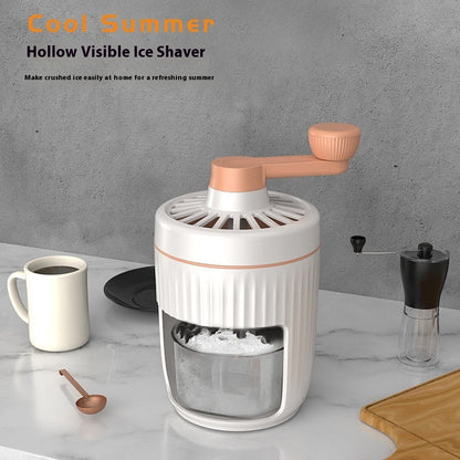 Hand-cranked Ice Shaving Machine Small Household Ice Crusher