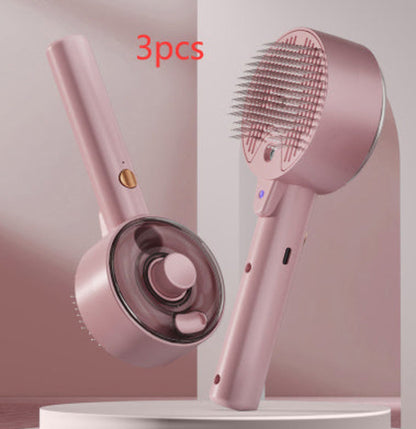Animal Hair Remover Brush Dog And Cat Steam Brush Pet Self Cleaning