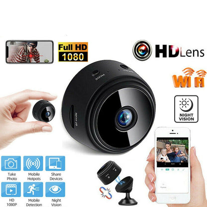 Mini Hidden Spy Nanny Camera Wireless Nanny Cam WiFi Home Security HD