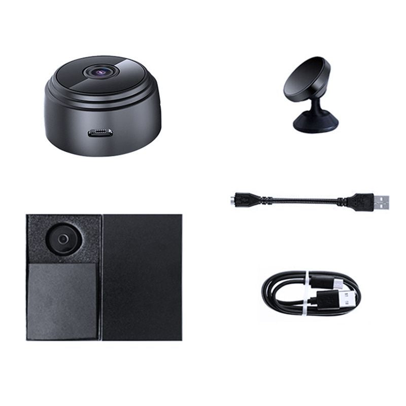 Compact Indoor Plug-in Smart Security Camera ; includes 64G SD Card;
