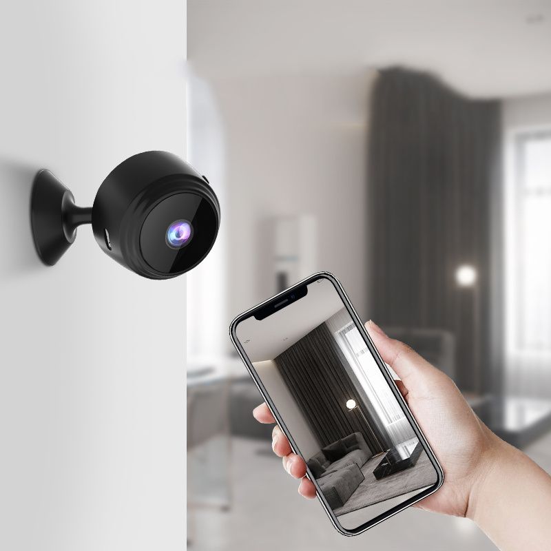 Compact Indoor Plug-in Smart Security Camera ; includes 64G SD Card;
